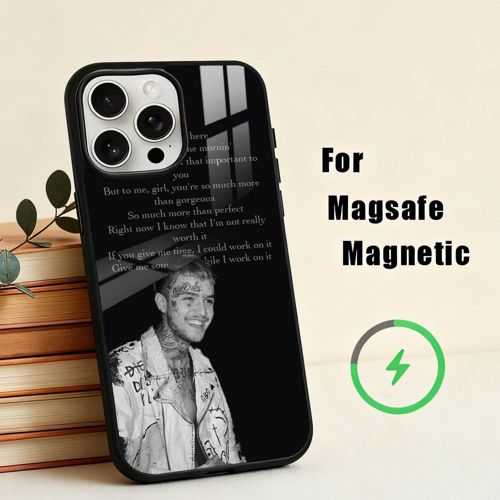 S-Star Shopping Lil Peep   Phone Case For iPhone 17,16,15,14,13,12,Plus,Pro,Max for Magsafe Magnetic Wireless Charging
