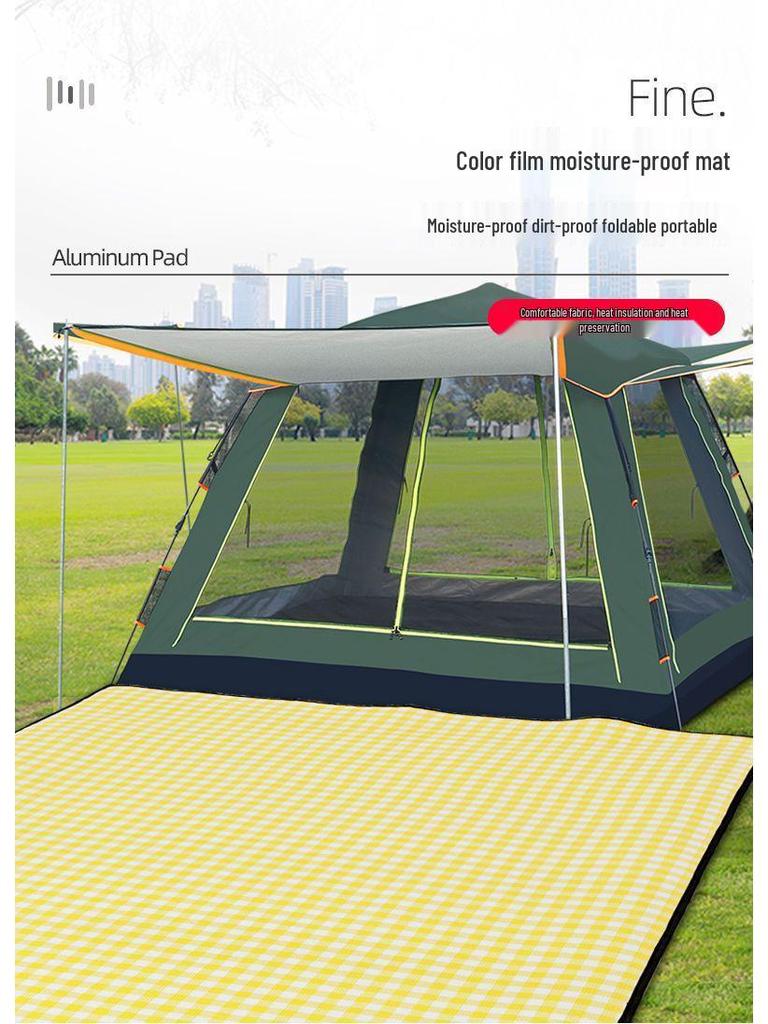 Wasserdichte Picknick- und Campingmatte für den Außenbereich: Dick, Tragbar, Feuchtigkeitsbeständig für Strand, Rasen, Zelt und Krabbeln