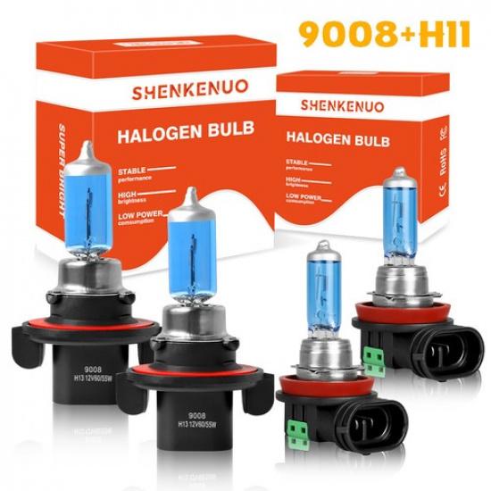 For Ford Expedition 2007-2014 5.4L 4200K Halogen Headlight Hi-Lo Fog Light Bulb