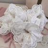2025 Stylish Handmade Double Layer Lace Trim Lolita Hair Tie