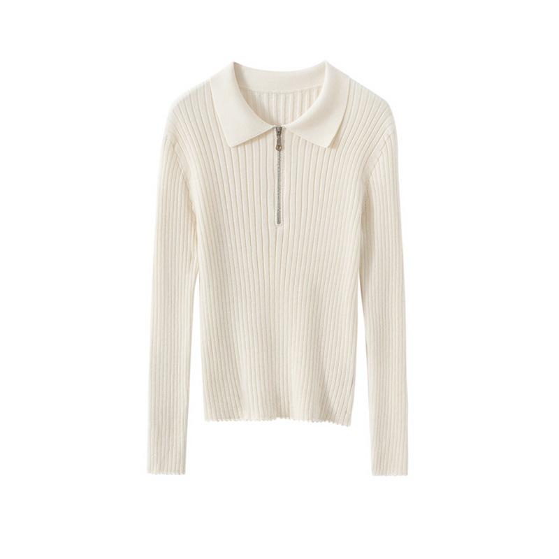 100% Pure Cashmere Slim Fit Women's Knitwear - Stylish Autumn/Winter Base Layer Top