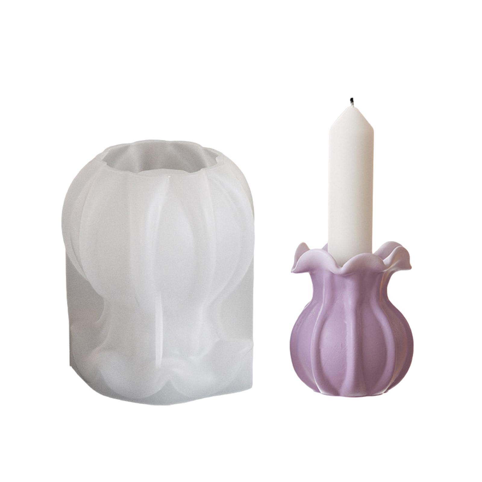 

Гипсовый подсвечник Силиконовая форма Ручная работа Форма для основания свечи Декоративная форма для гидропонной вазы Форма для украшения дома S