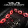 CORSAIR ML140 LED ELITE, 140mm Magnetic Levitation Red LED Fan with AirGuide, Single Pack (CO-9050123-WW)