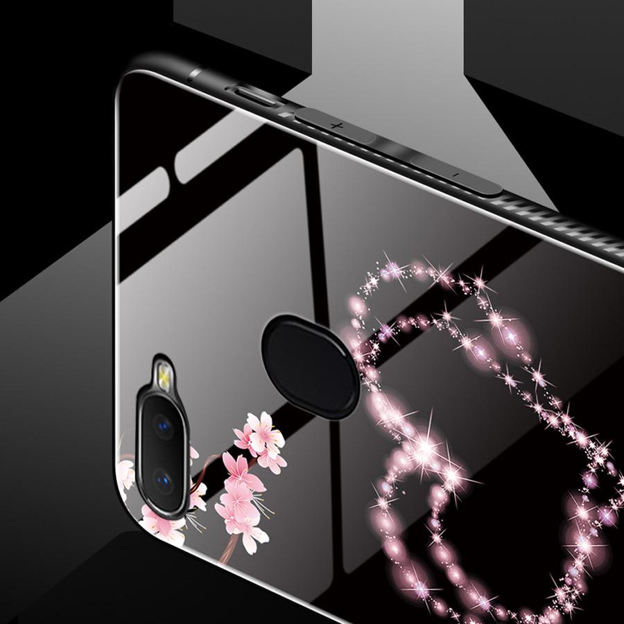Mode gedruckt Muster 9H gehärtetem Glas Telefon Fall zurück Abdeckung für iPhone Samsung Huawei Xiaomi