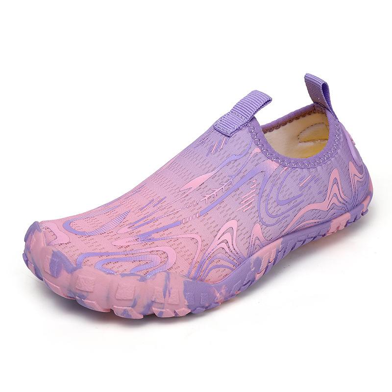 

Пляжная обувь, обувь для ходьбы по воде, новые пятипалые нескользящие, дышащие, быстросохнущие, легкие, обувь для плавания в ручьях, танцевальная обувь 26 фиолетовый