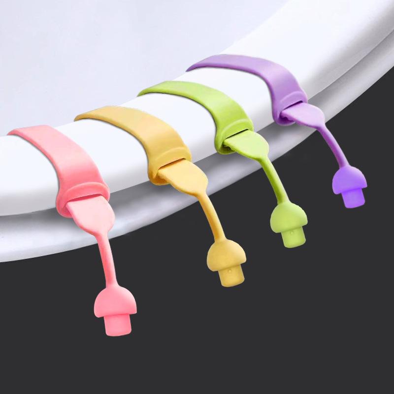 Silicone toilet lid remover, anti dirt cover remover, toilet lid lifting accessory, toilet seat handle, lid lifting device