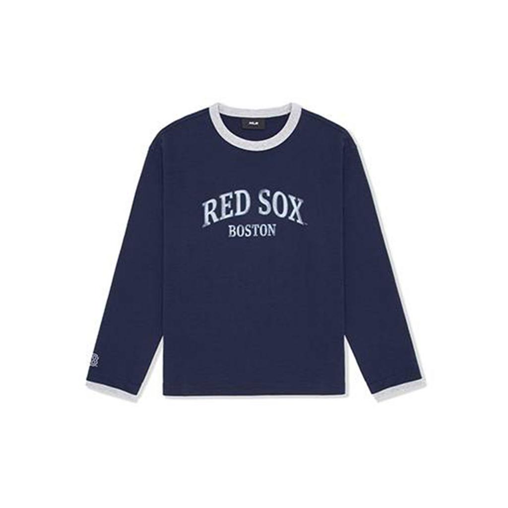 New MLB Preppy Style Collection Boston Red Sox 25FW T Shirt Unisex 3ATSV2054-43NYS