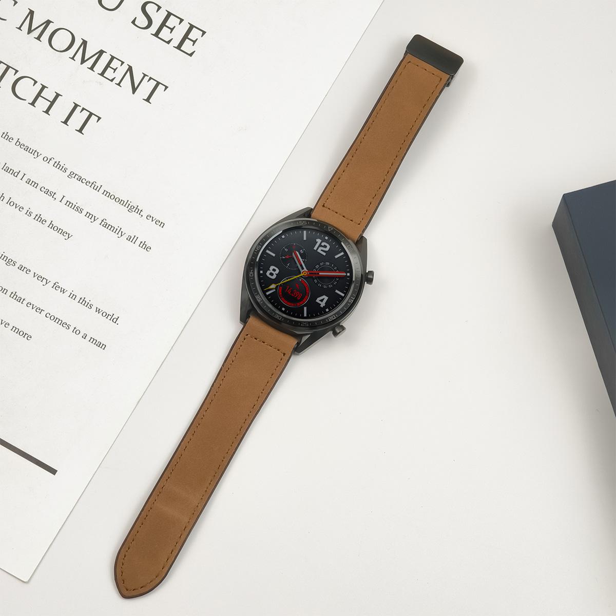 

Кожано-силиконовый ремешок для Xiaomi Watch 2 Pro S4 S3 S2 S1 Pro Active 22 мм 20 Магнитный ремешок для Watch Color Miwatch Color 2 22MM коричневый