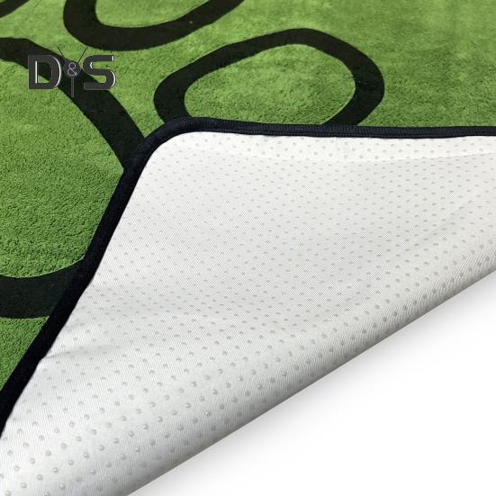 Washable Dog Pee Pad Dog Paw Print Reusable Puppy Pad with Non-Slip Backing Absorbent Leakproof Potty Training Pads for Home Travel