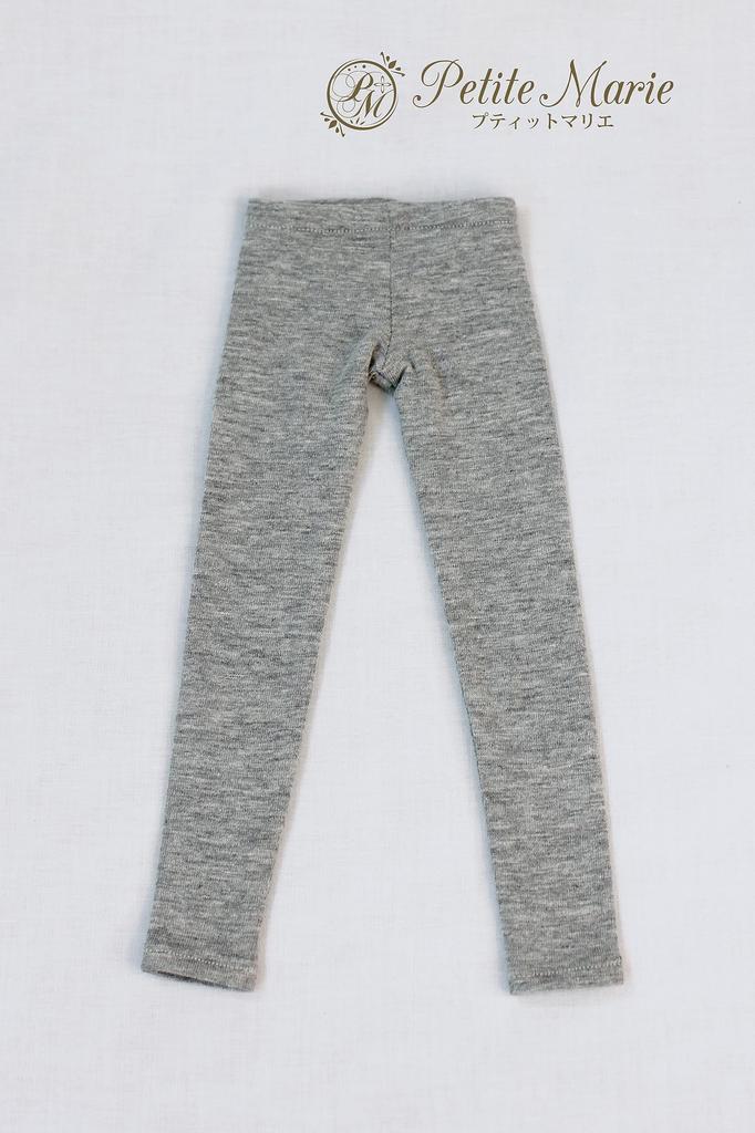 [Petite Marie] 13 MDD Compatible 910 Length Leggings, Light Gray, Tights, Fitness Pants, Leggings, Daily Pants, Casual Pants, 40cm Doll, BJD, Doll