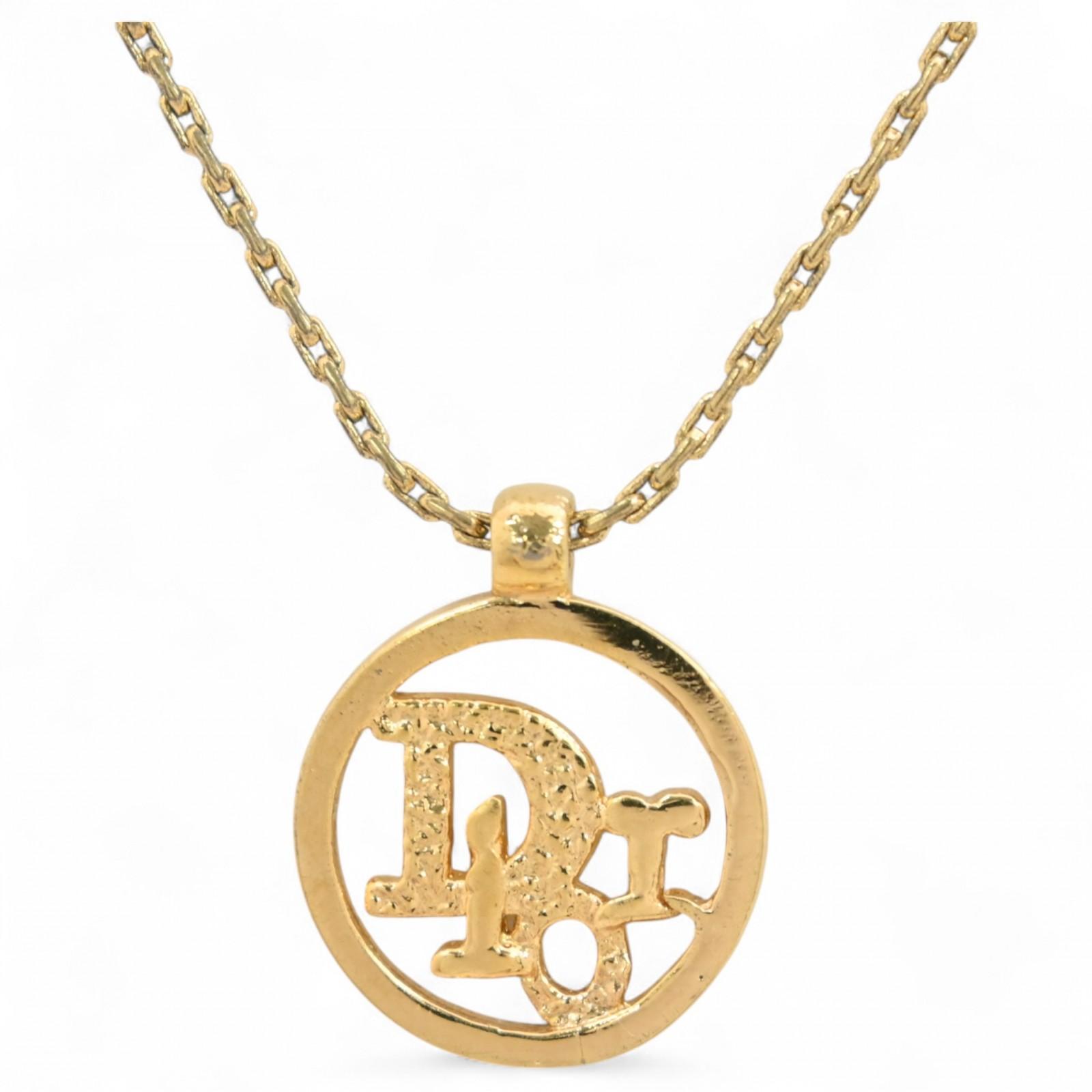 

Оригінальне кругле намисто з логотипом DIOR, з позолотою, вінтажна жіноча біжутерія di5804ku