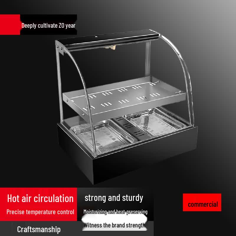 Commercial Heated Food Display Warmer Cabinet
