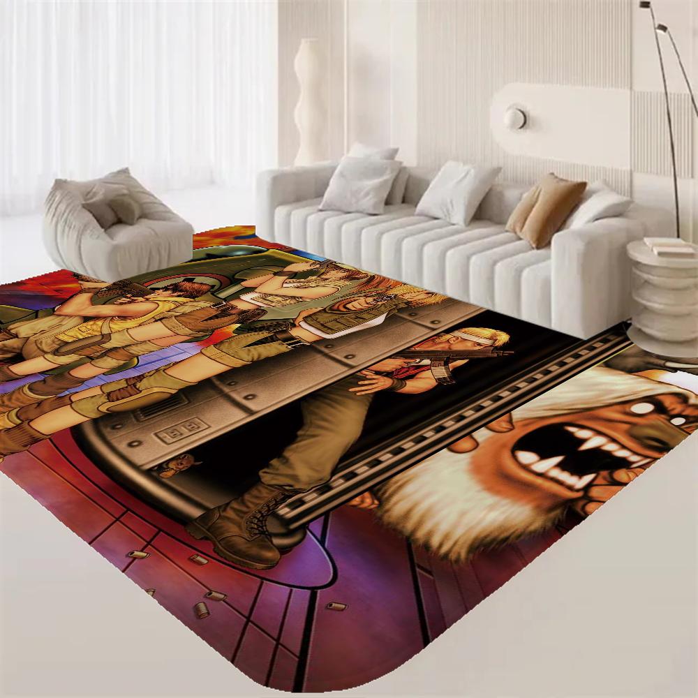 Classic Retro Game Metal Slug Gamer Floor Mat Retro Multiple Choice Living Room Kitchen Rug Non-Slip Modern Home Decor