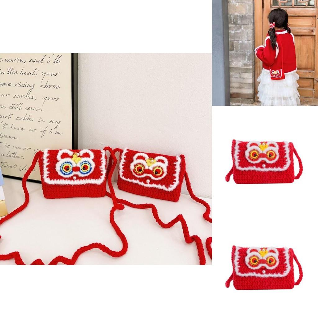 Cute Handcrafted Lion Themed Crochet Coin Purse For Children Ideal For Everyday Use