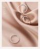 Modian Hot Classic Radiant Zircon Stackable Slim Ring for Women Fashion Authentic 925 Sterling Silver Simple Ring Fine Jewelry