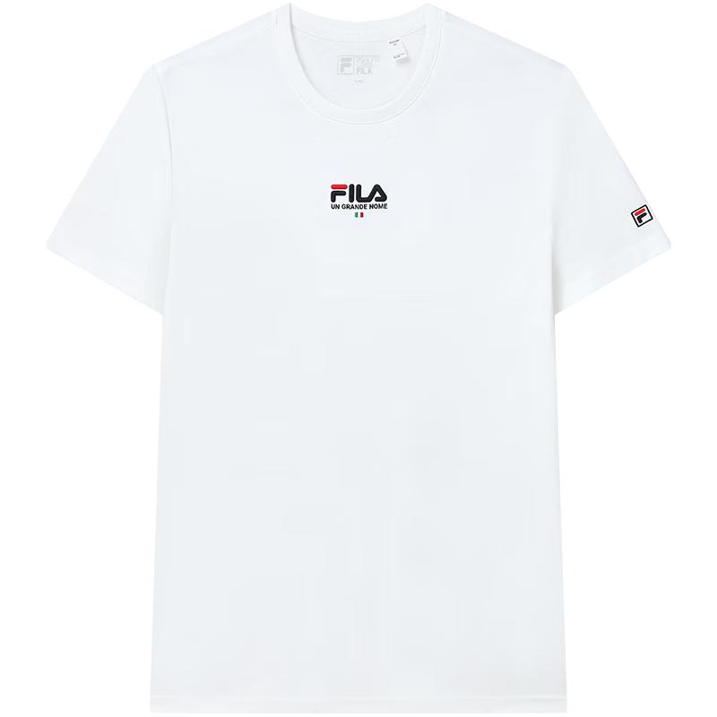 FILA Men's Breathable Pure Cotton Short Sleeve T-Shirt