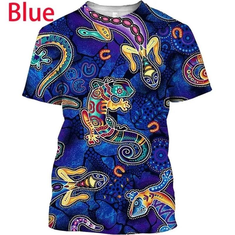 Aboriginal Indigenous Turtle Dot Painting T Shirt For Men Women Vertigo Hypnotic Vortex Funny Short Sleeved Tee Tops