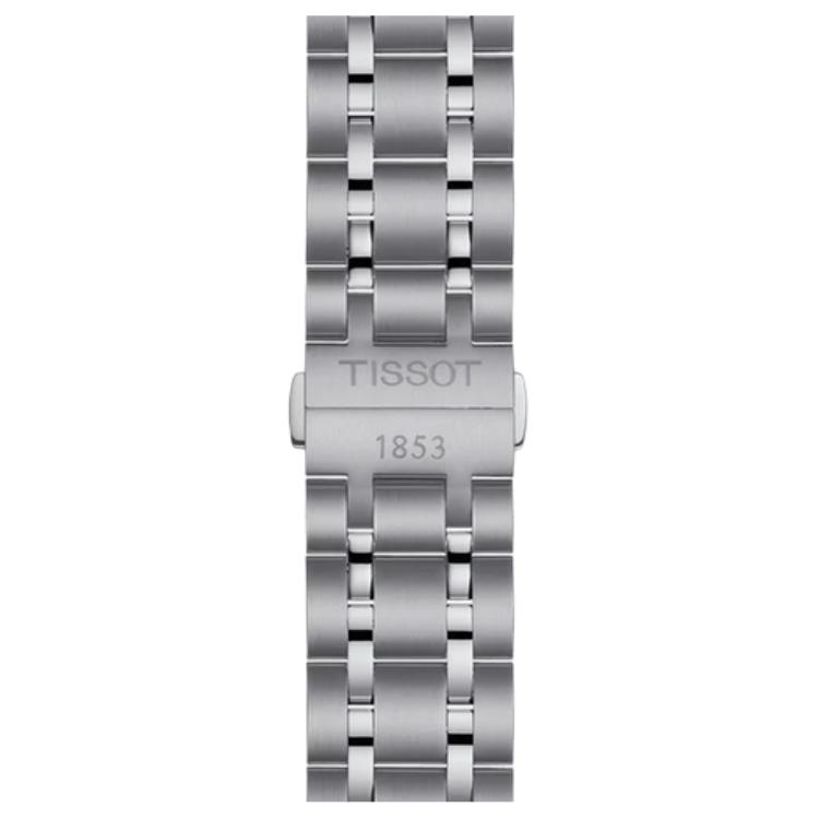Tissot Kutu Collection Quartz Movement 100m Water Resistance Men's Watch 39mm White Dial Stainless Steel Case T035.410.11.031.00