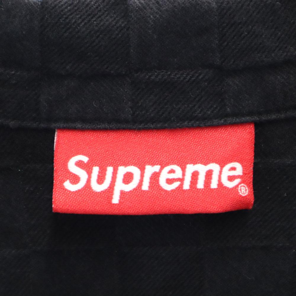 Supreme Camiseta de manga larga con media cremallera M negra jersey Hombre Usado