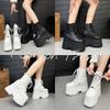 Fashion Cosplay Platform Boots Women's Chunky Sole Height Boots Waterproof Gothic Short Boots
