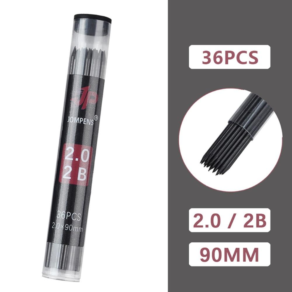 Colored Mechanical Pencil Refills 2B Mechanical Pencil Lead Propelling Pencil Replacement Refill