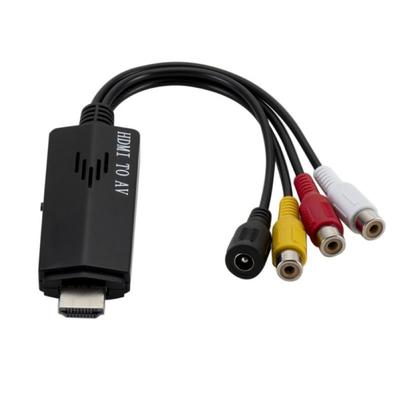1080P HDMI-compatible Male To Female RCA AV Video Audio Converter Adapter for VCR DVD TV