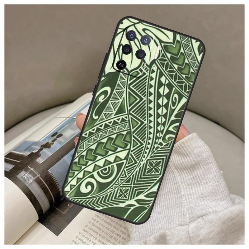 Hawaiian Ornament Case For Oppo A80 A60 A40 A5 Pro A15 A16 A17 A57 A77 A94 A74 A54 A76 A96 A18 A38 A58 A78 A98