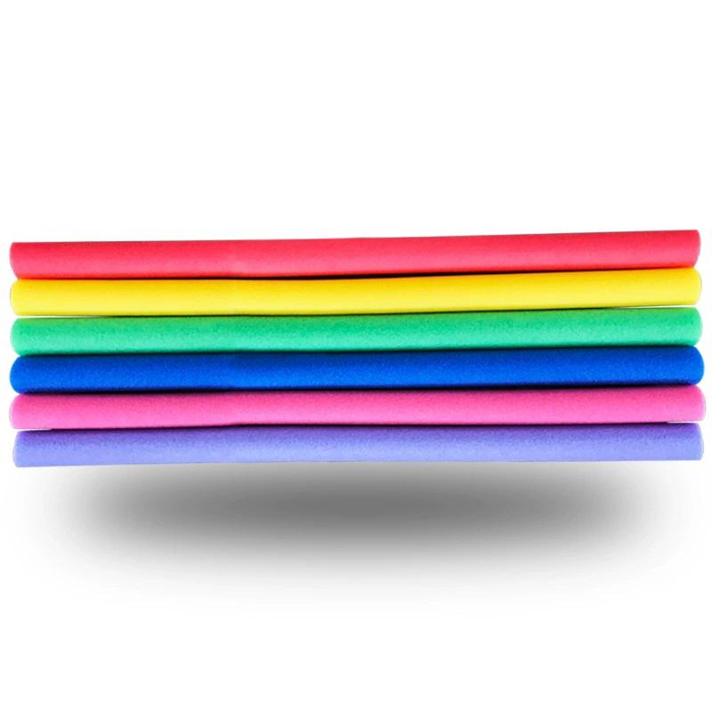 1Pc Random Color Swimming Pool Foam Noodle Float Aid Swim Noodles Ring Buoyancy Stick For Swim Aid Training Beginners