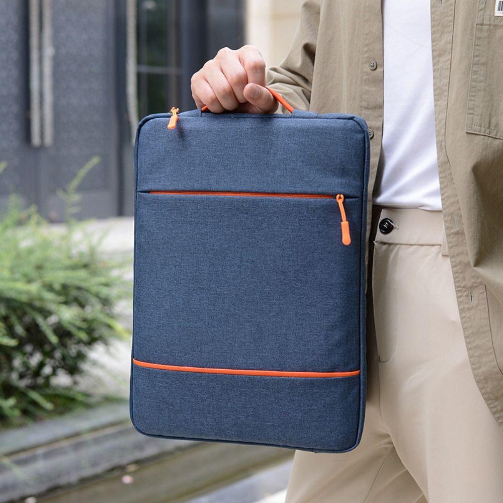 Large Capacity Laptop Sleeve Case Shockproof Tablet Protective Pouch Laptop Handbag  Business