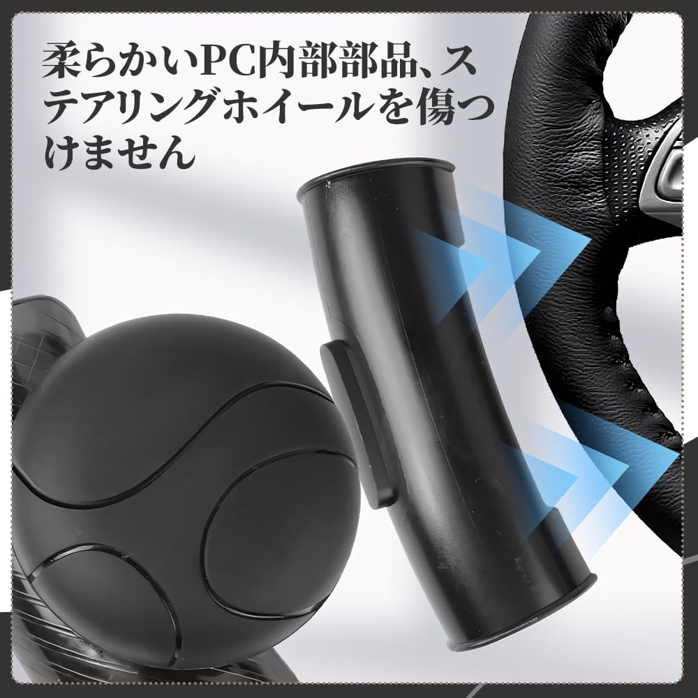 LONGAIXIN Steering Wheel Spinner Handle Spinner, Anti-slip, Built-in Quiet Bearings, Easy To Drive, Rotation