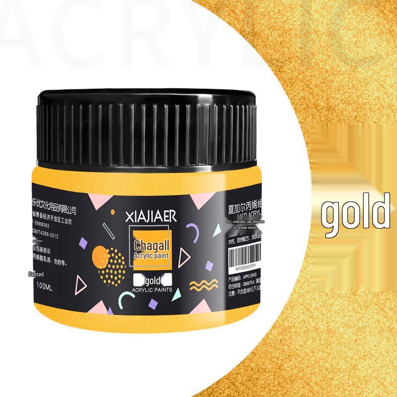 Acrylic Paint 100ml for Hand-painted Art: Wall, Graffiti, Stone, T-shirt - 38 Vibrant Colors