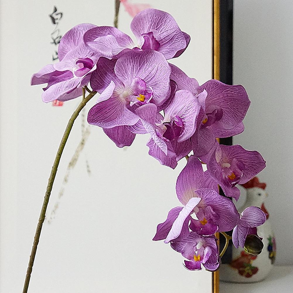 1ks Umělá květina Butterfly Orchid Živá zahrada DIY Party Svatební výzdoba Vánoční ozdoba