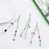 Stylish Beaded Keychain Pendant Marine Themed Keyring Bag Charm Fish Shell Starfish Cellphone Strap Accessories