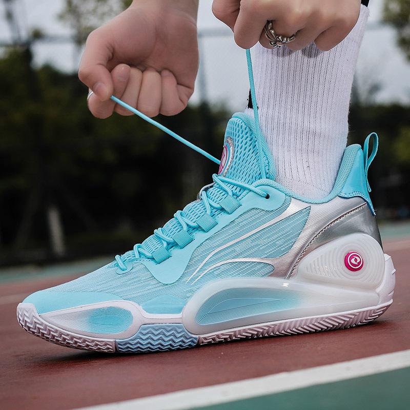 Blitz 9 basketball shoes actual game sneakers youth low-top running shoes wear-resistant and non-slip male and female students shoes