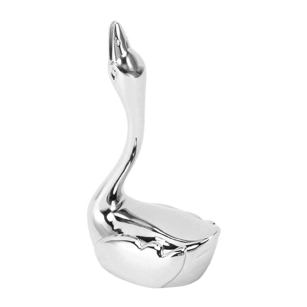 Swan Chopstick Rest Stainless Steel Exquisite Decorative Chopstick Spoon Fork Holder for Dining Table