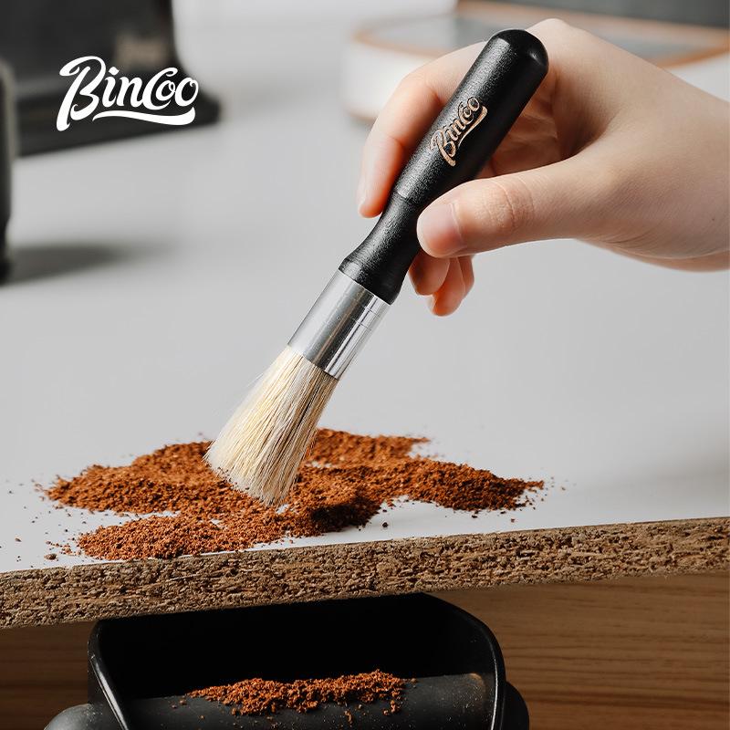 Coffee Brush Grinder  Solid Wood Brush Vintage Retro Barista Espresso Machine Cleaner Cleaning Tool Coffee Machine Accessories