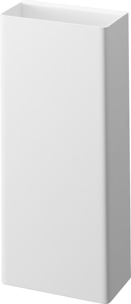 Yamazaki Tower Frog Wiper Holder 11cm W X 6cm D X 27cm for Drywall and Includes Gypsum Board Tweezers and Wood Suitable for Drywall (White, H)