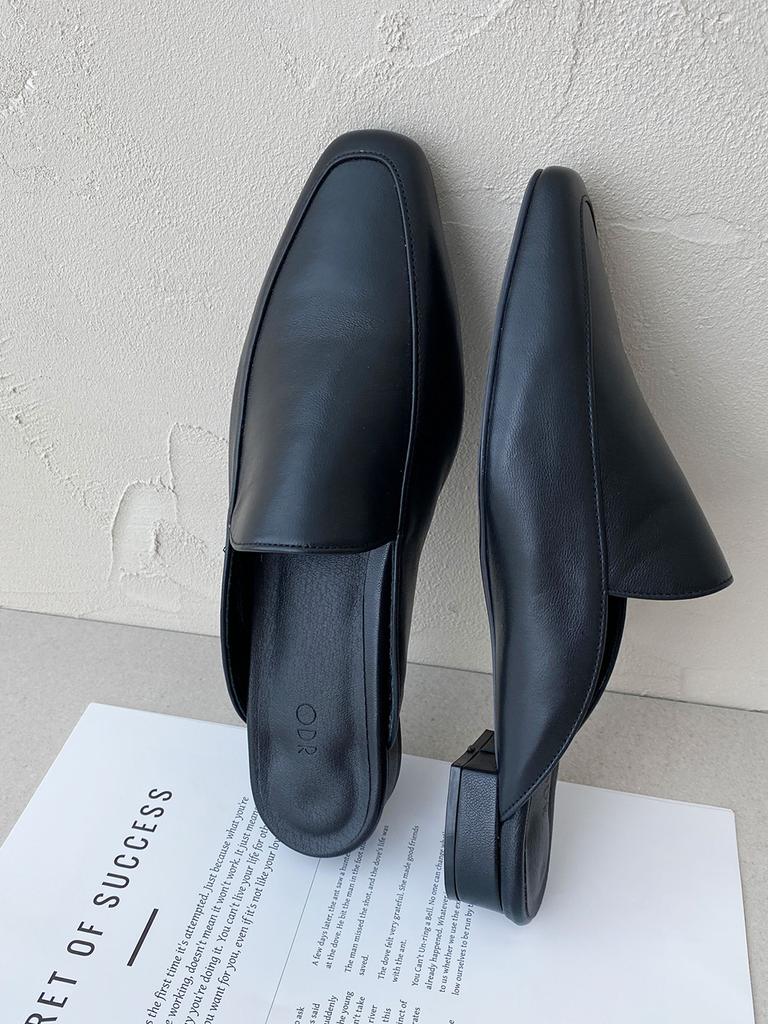 Odr Onyx Mule_Black 2Cm Odr219108-1