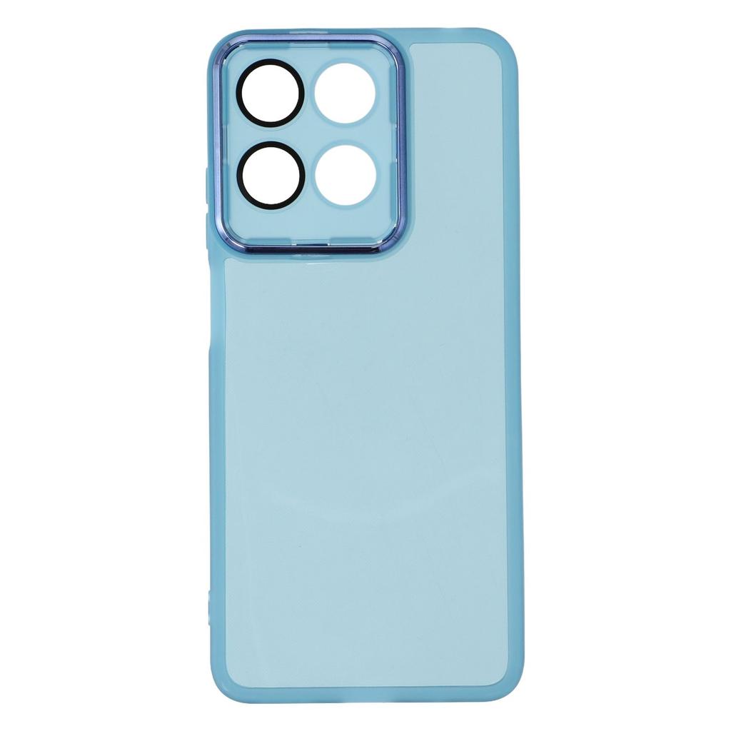 Pro Motorola Moto G15 4G Pouzdro Galvanizovaný Rámeček Fotoaparátu TPU Kryt Telefonu