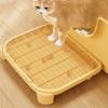 Detachable Double-layer Cat Litter Pad Large Cat Litter Trapping Strainer  Pet Toilet