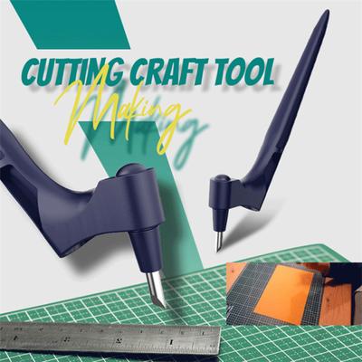 Oyma Kalem Yenilikçi Kullanışlı 360 Derece Dönebilen Craft Kağıt Scrapbooking Stencil Kesici Ev için Kesme Aleti