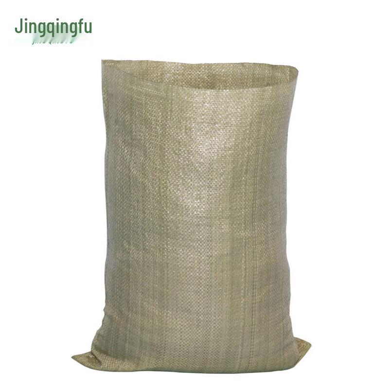 JingQingFu Grey PP Woven Storage Bags (100 Pack)