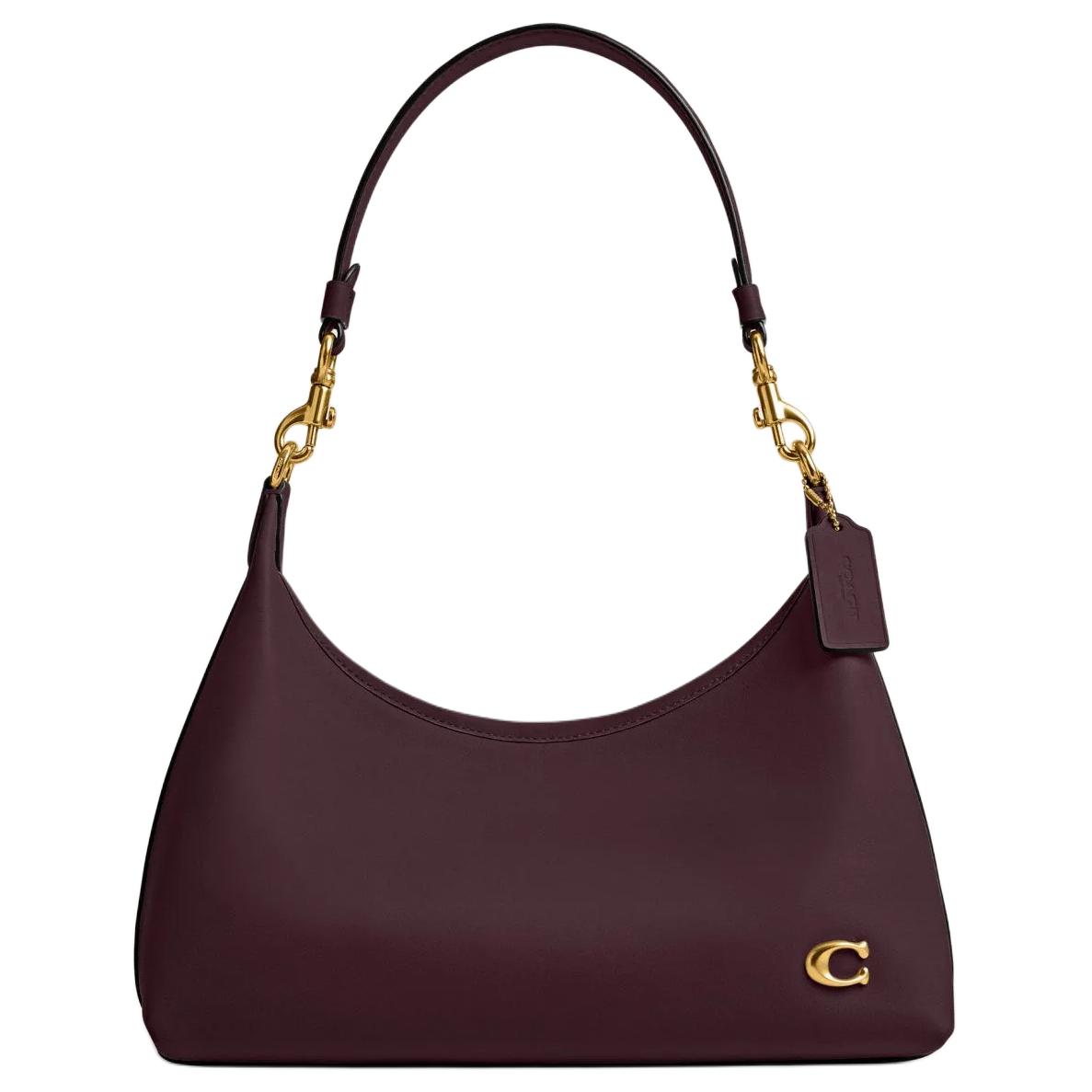 

Coach Juliet 30 Logo Glove Tanned Leather Shoulder Bag Large Women shoulder bag Red-Brown CR981-B4YDS Basic Set (Bag+Dust Bag)