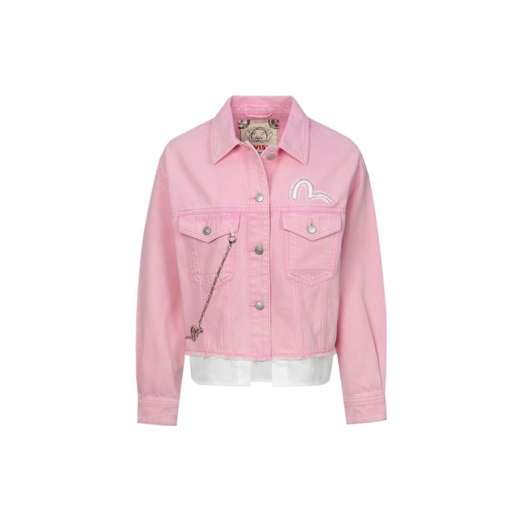 Evisu SS24 Seagull Applique Embroidered Faux