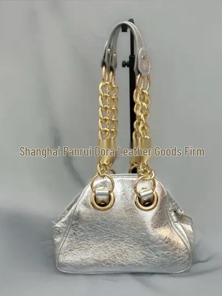 Nische 2025 Sphärisches Logo Bowlingtasche: Punk Spicy Girl Einzel-Schulter- & Umhängetasche