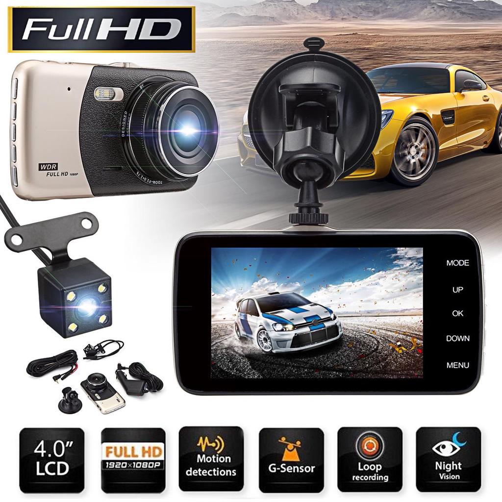 Buy Dashboard Camcorder Dual Dash 1080P 4inch Full Car Lens HD Leadfan