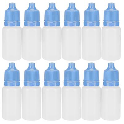 50Pcs 5ml Empty Dropper Bottles Squeezable Eye Liquid Bottle Container with Lids Plugs