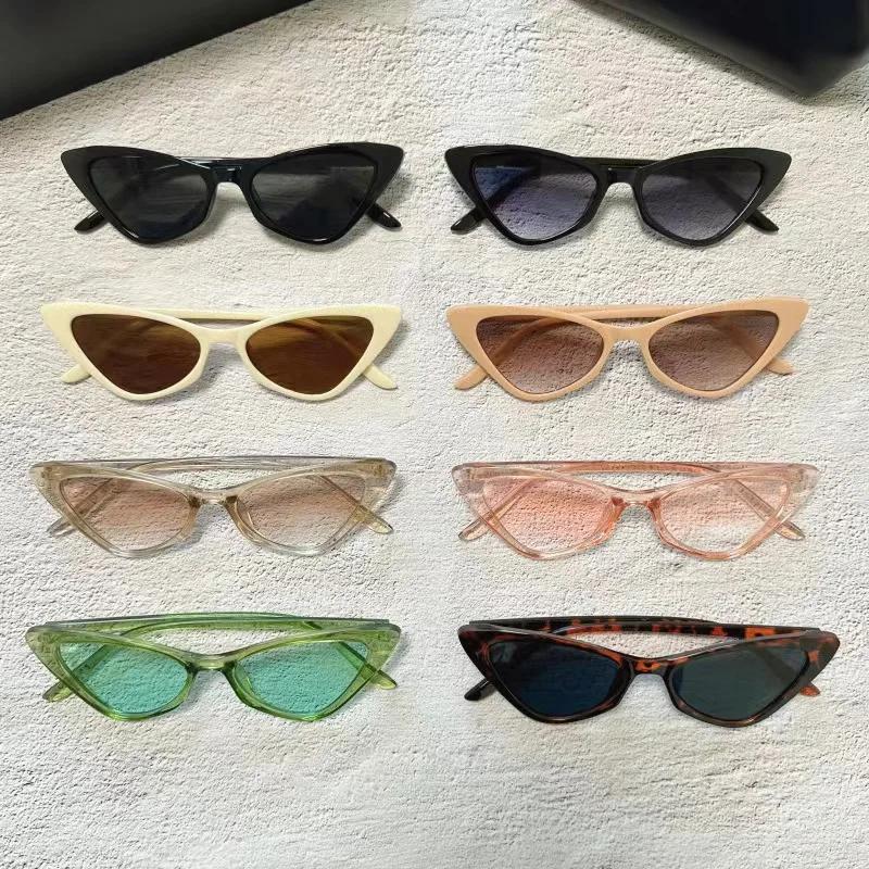 New Korean Jennifer retro sunglasses triangular cat Use eye sunglasses female Internet celebrities trends fashion personality