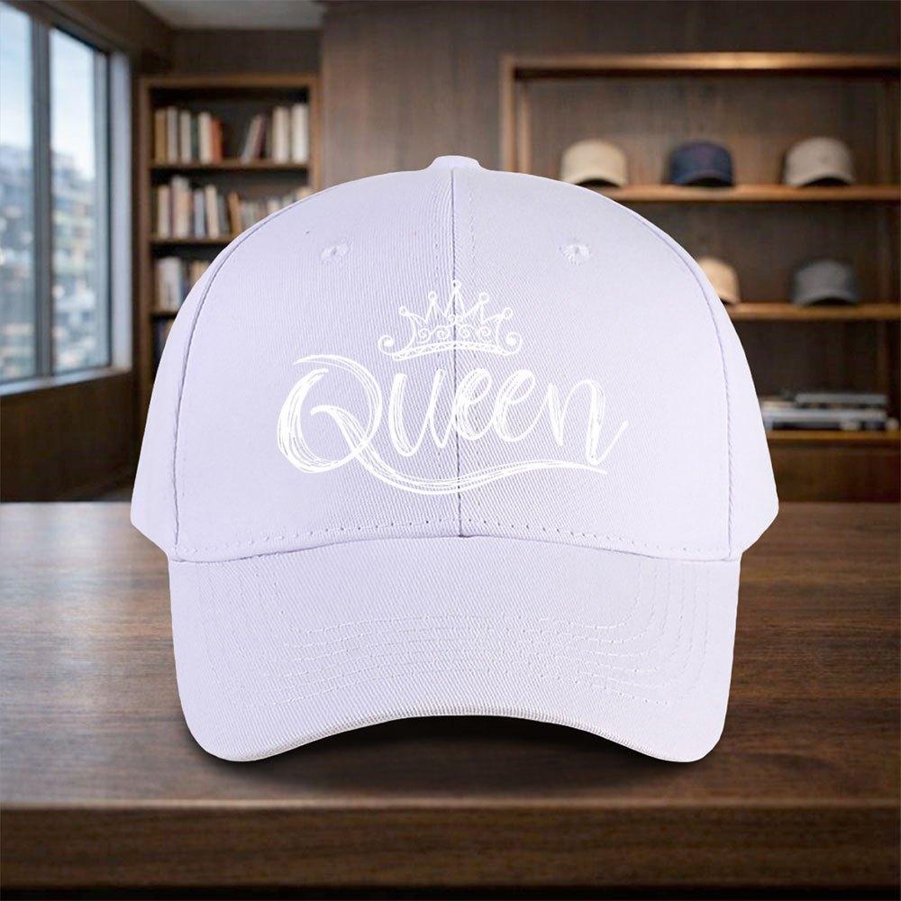 Queen Printed Adjustable Baseball Cap for Vacation Travel Streetwear Duckbill Hat