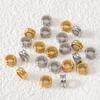 10pcs Stainless Steel Spacer Loose Bead Big Hole Beads Bamboo Drum Columnar Charm Pendant Bracelet Necklace DIY Jewelry Making